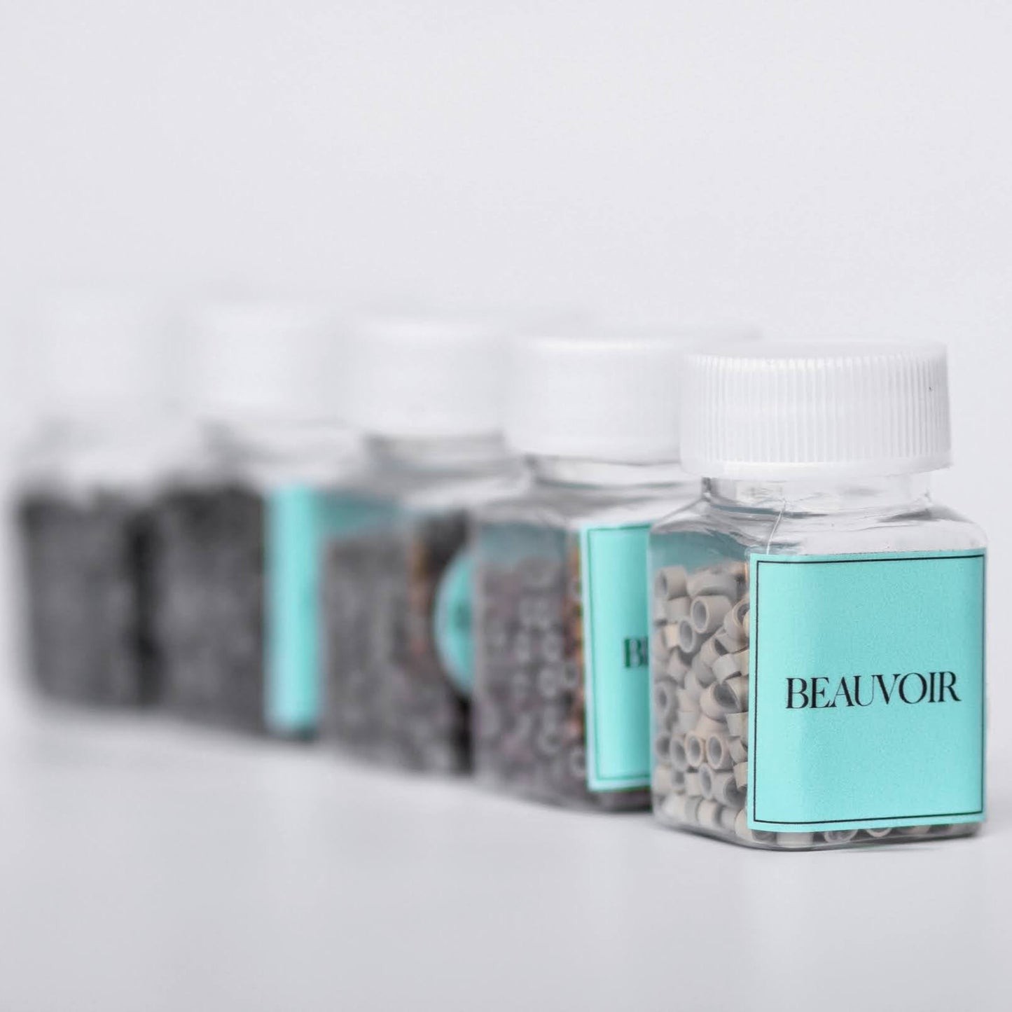 Sew-In Extension Beads - Aluminum Beads: Silicone Lined - 500 Count