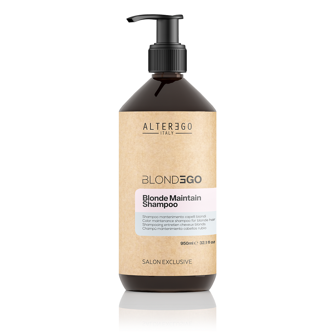 Alter Ego Italy BlondEgo — Blonde Maintain Shampoo 950 ml — current manufacturer pump-bottle photo — SKU 1009483