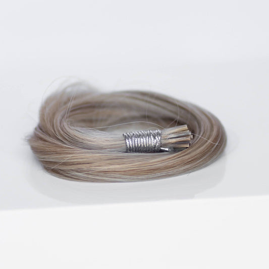 I-Tip 24" 25g Single Donor Virgin - #80/18/46 Summer Blonde (aka Piano Key White Truffle)