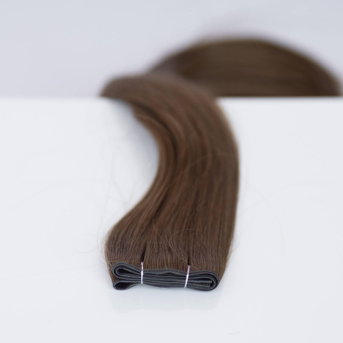 Butterfly Weft 20" 60g Pro Blend - #4 Roasted Walnut (aka Chocolate Brown)