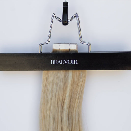 Tape-In 24" 55g Single Donor Virgin - #80/18/46 Summer Blonde (aka Piano Key White Truffle)