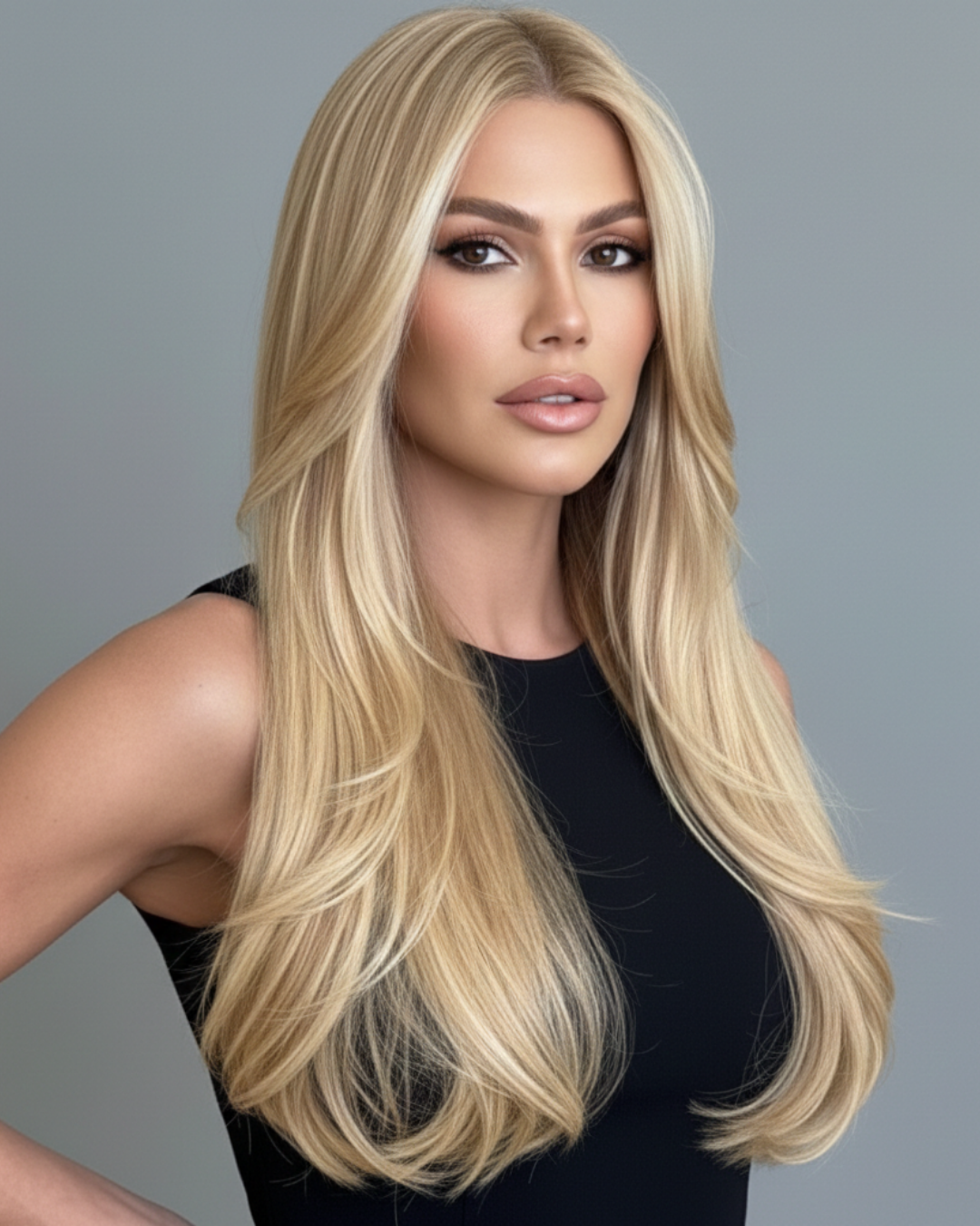 Genius (Micro) Weft 24" 94g Pro Blend Hair Extensions - #16 Paris Blonde (aka Vanilla Blonde)