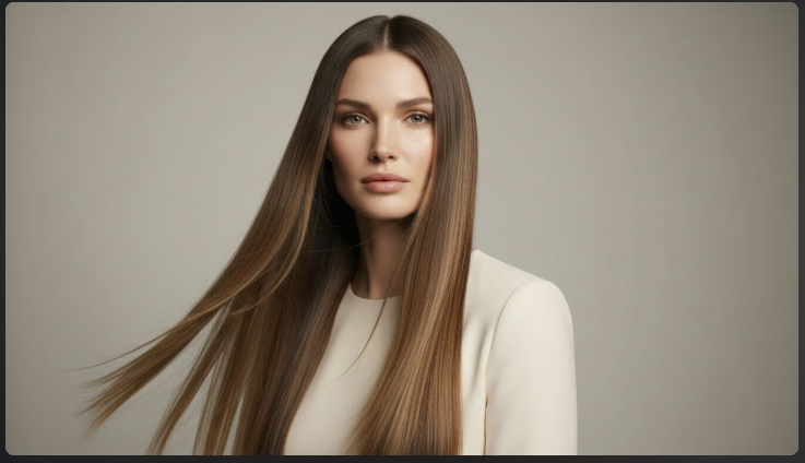 Genius (Micro) Weft 20" 80g Pro Blend Hair Extensions - #1B/2/6 Dark Chocolate Caramel (aka Piano Key Chocolate Drip)