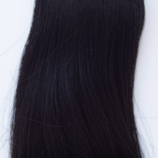Tape-In 24" 55g Single Donor Virgin - #1B Midnight (aka Off Black)