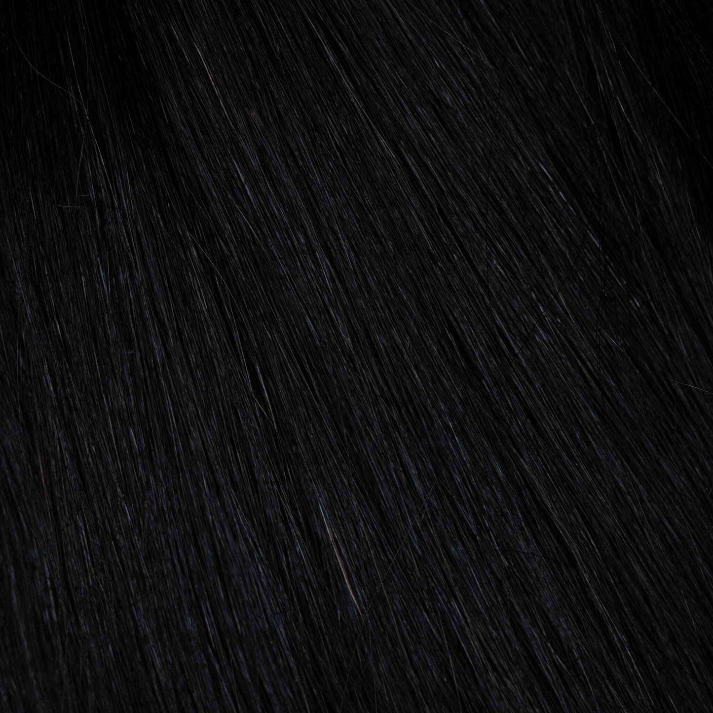 I-Tip 18" 25g Single Donor Virgin - #1 Noir (aka Jet Black)