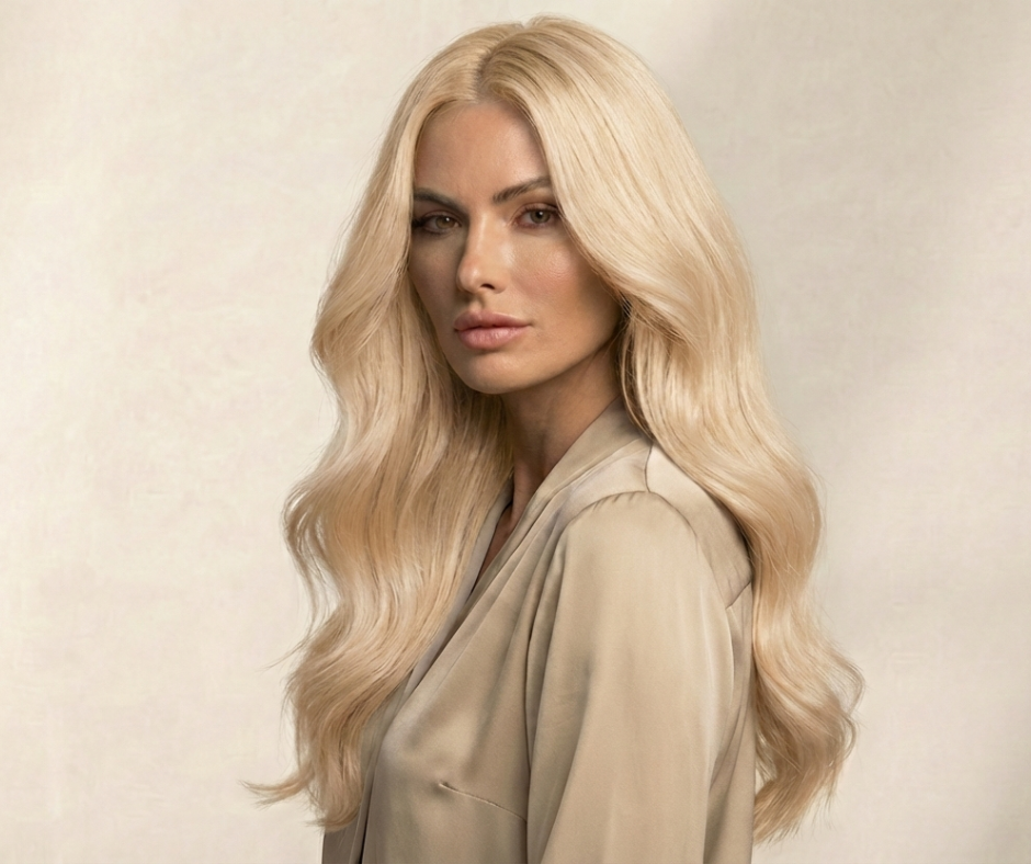 Tape-In 22" 50g Single Donor Virgin - #22 Southern Belle Blonde (aka Light Ash Blonde)