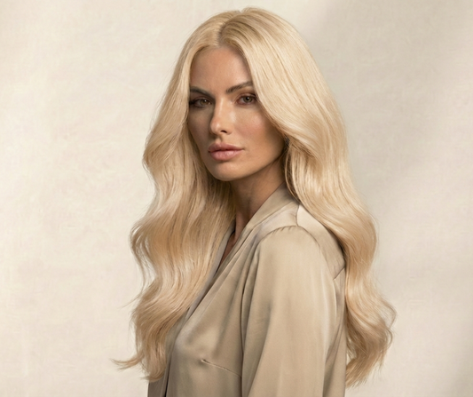 Butterfly Weft 20" 60g Pro Blend - #22 Southern Belle Blonde (aka Light Ash Blonde)