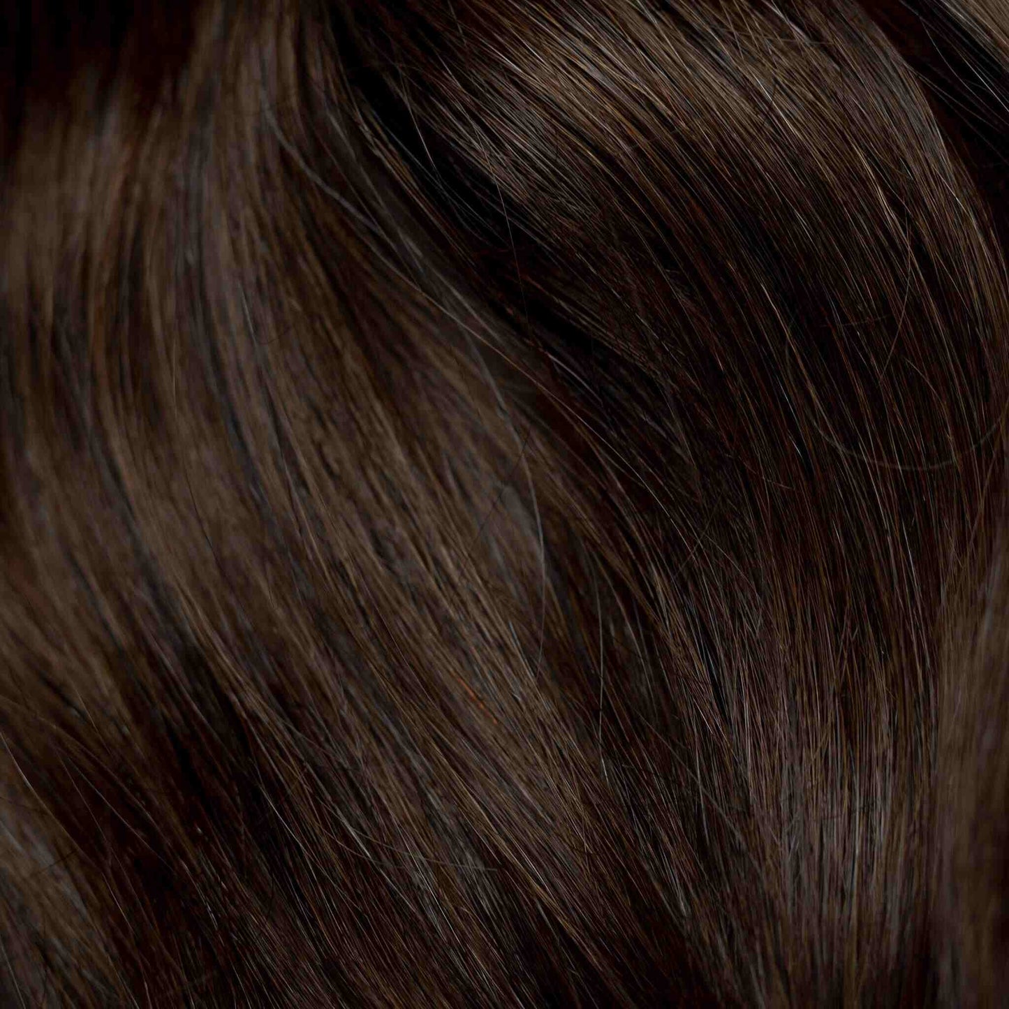 I-Tip 18" 25g Single Donor Virgin - #1b/2/6 Dark Chocolate Caramel (aka Piano Key Chocolate Drip)