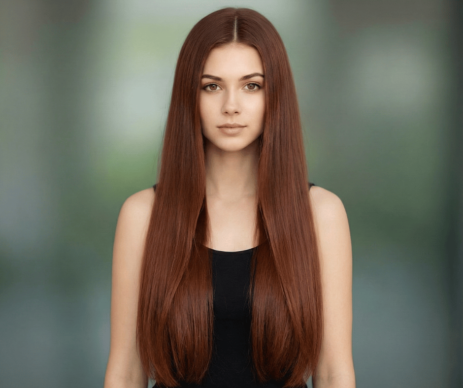 Tape-In 24" 55g Single Donor Virgin - #550 Rouge (aka Cinnamon Mocha)