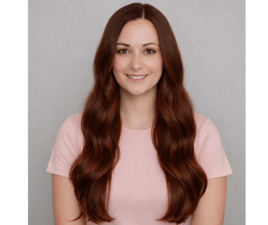 Genius (Micro) Weft 22" 88g Pro Blend Hair Extensions - #550 Rouge (aka Cinnamon Mocha)