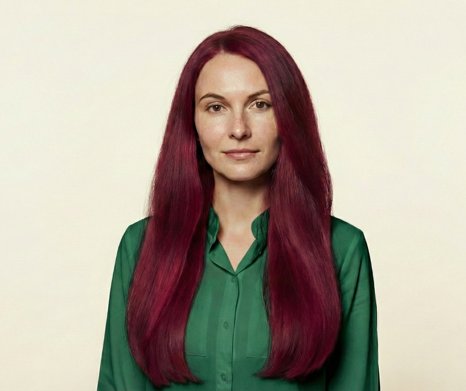 Genius (micro weft) Pro Blend 22" 88g  - #555 Akako Red by Martha Nicola