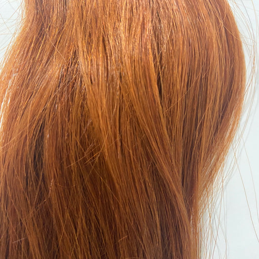 Machine-Tied Weft 28" 180g Single Donor Virgin - #570 Sunset (aka Pumpkin Spice)