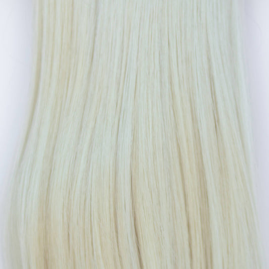 Genius (Micro) Weft 22" 88g Pro Blend Hair Extensions - #80 Hollywood Blonde (aka White Blonde)