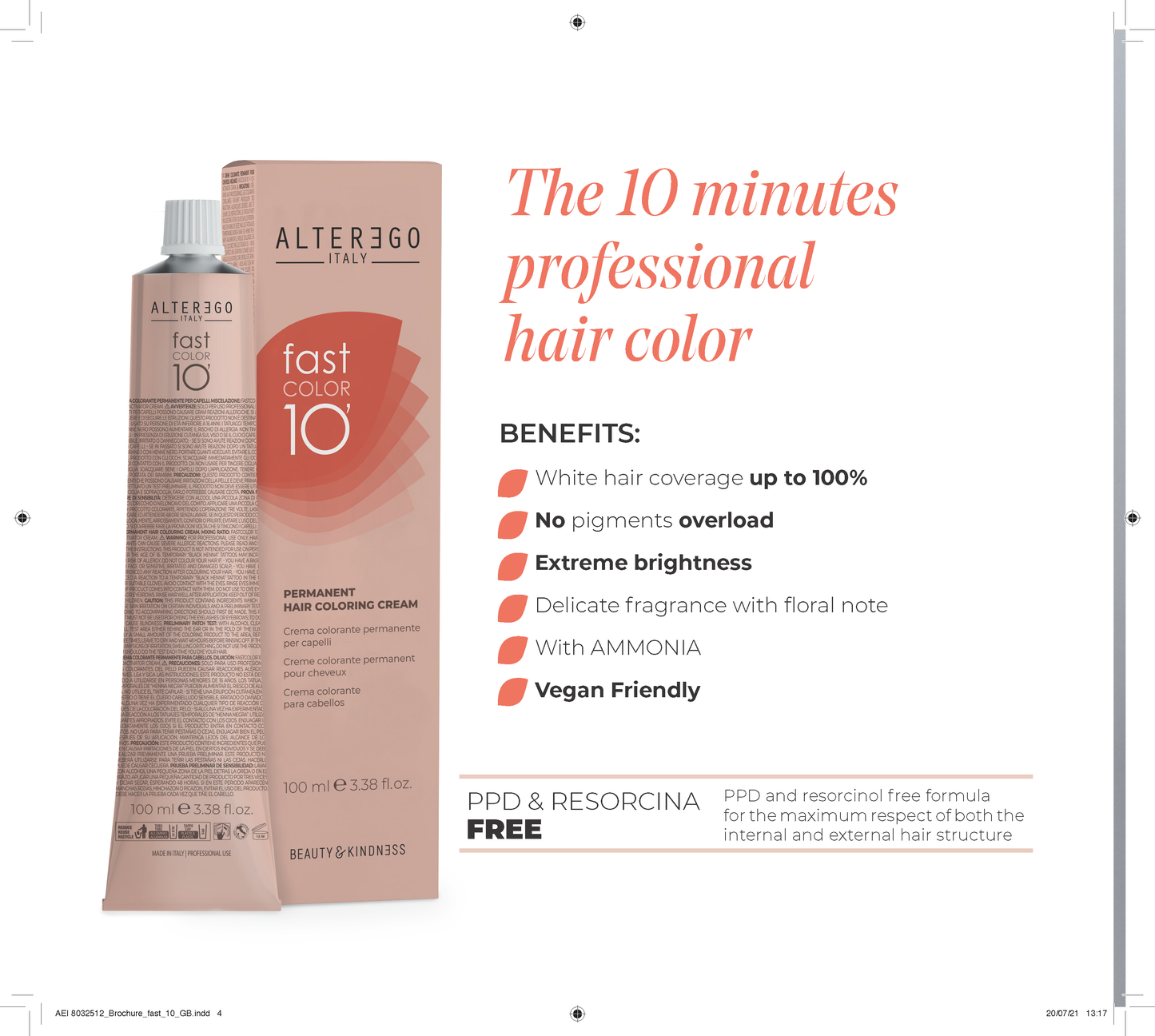 Alter Ego Italy — FastColor10 Experience Kit