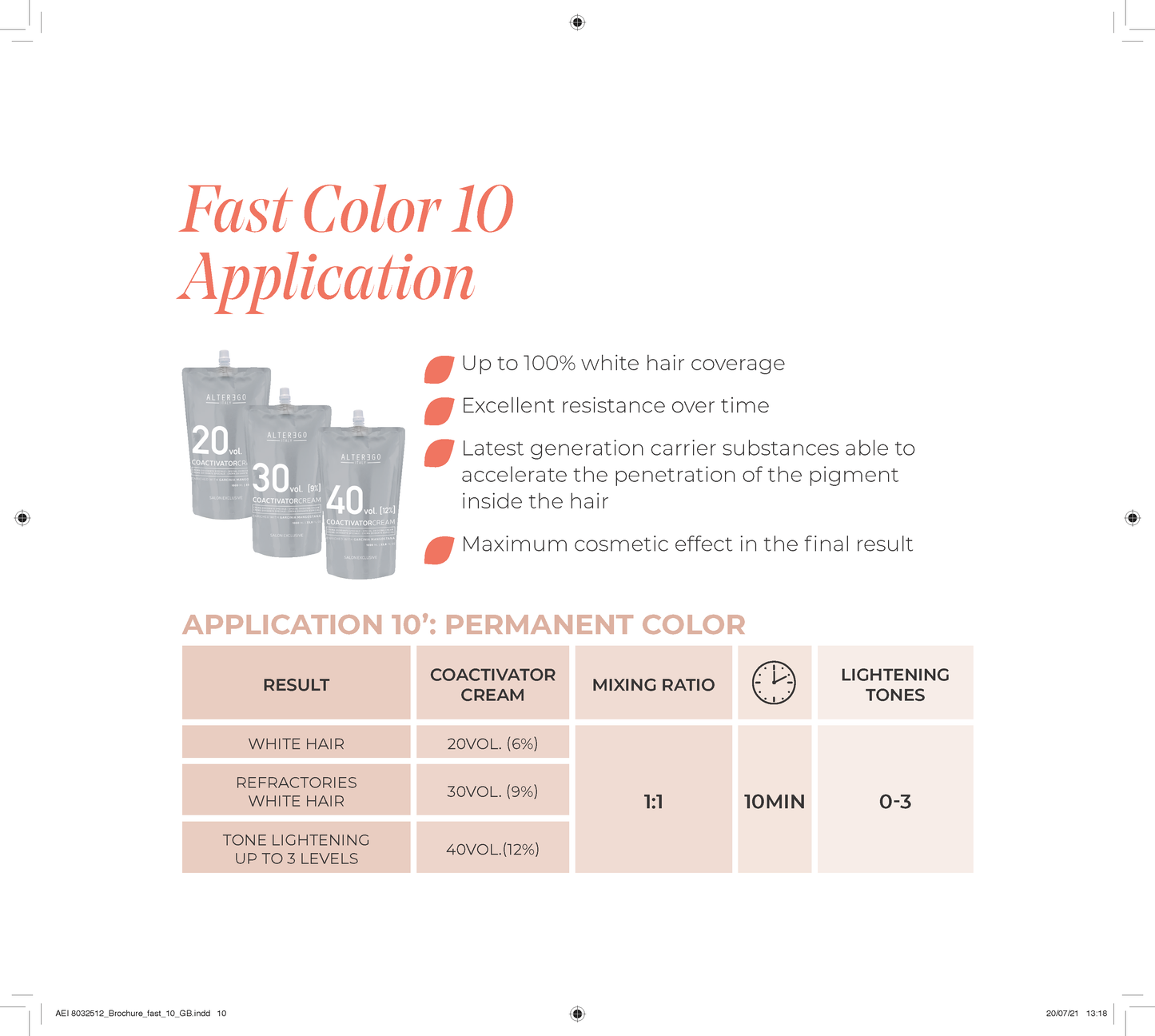 Alter Ego Italy — FastColor10 Experience Kit