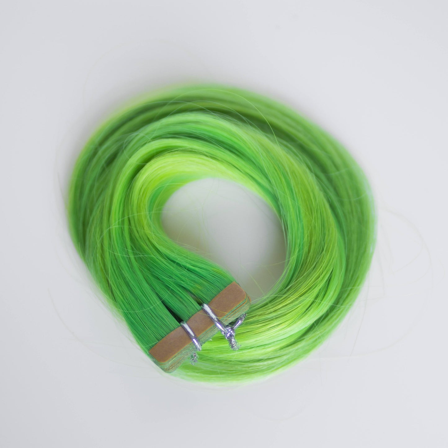 Tape-In 18” 25 grams (10 Pack) Professional Hair Extensions VIVIDS  #45/93 VIVID Green by Martha Nicola
