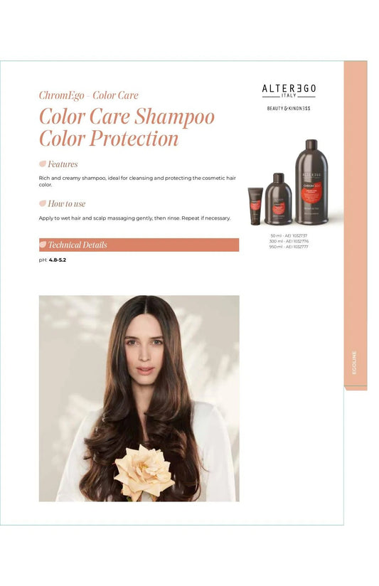 Alter Ego Italy ChromEgo — Color Care Shampoo / 300 ML / 10.14 oz