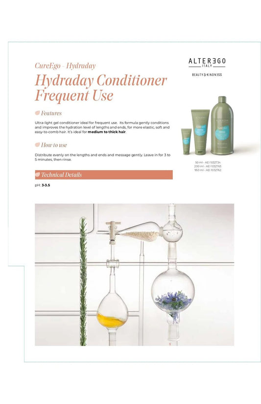 Alter Ego Italy CureEgo — Hydraday Conditioner / 200 ML / 6.76 oz