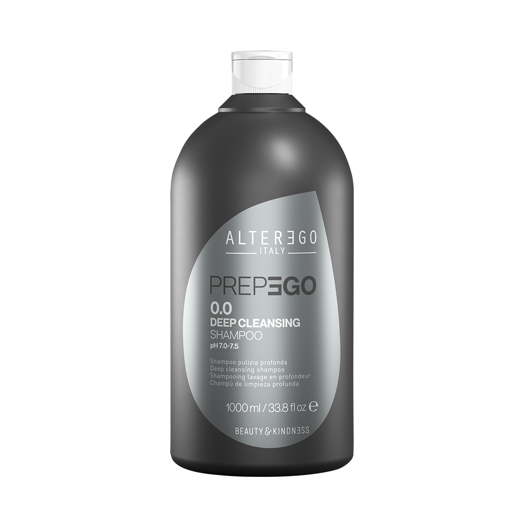 Alter Ego Italy Shapego — PrepEgo Deep Cleansing Shampoo / 1000 ML / 33.81 oz — current manufacturer product photo — SKU 1032527