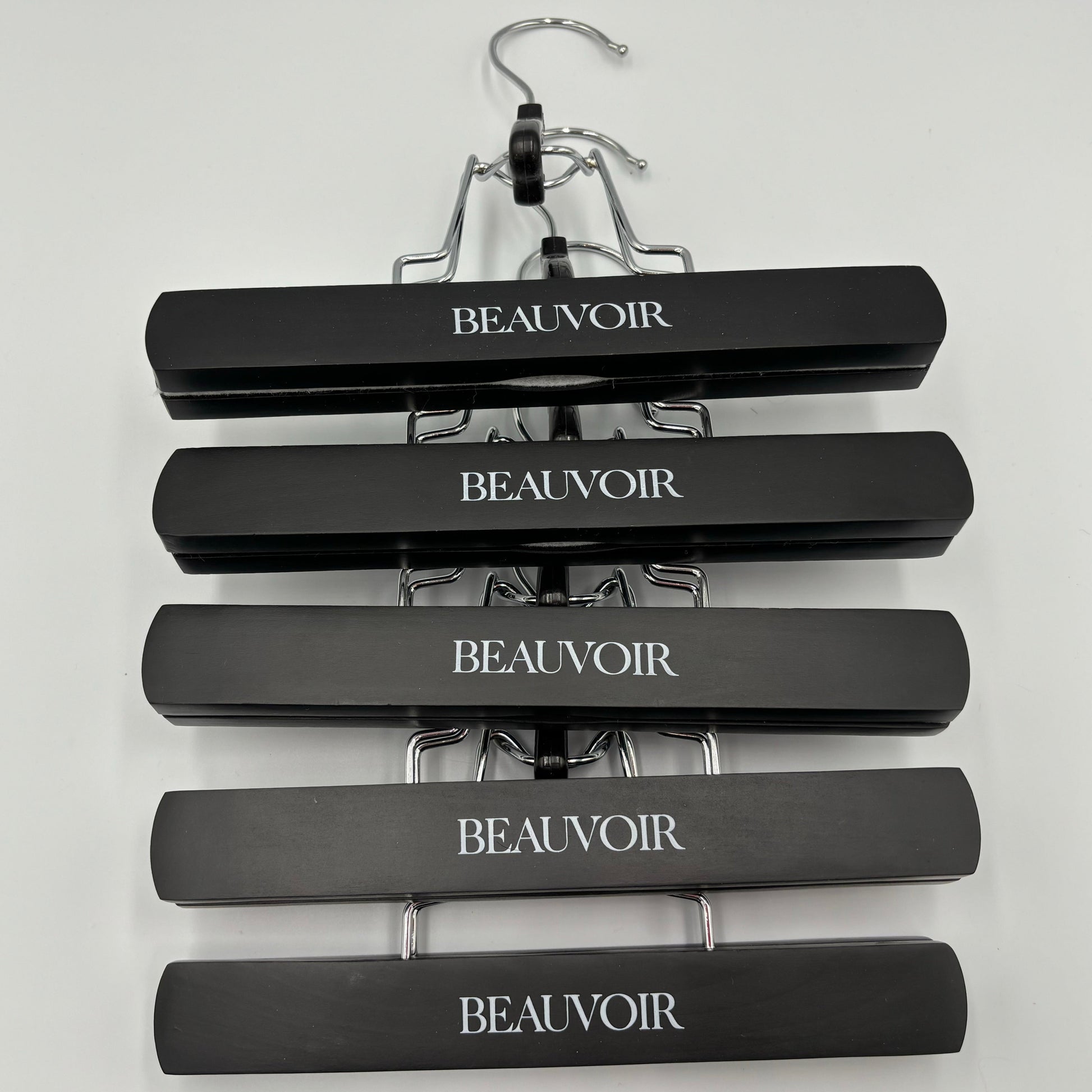 Beauvoir Black Hangers — 5 Pack