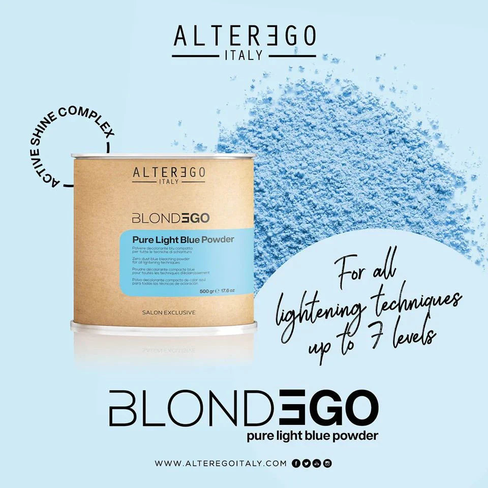 Alter Ego Italy BlondEgo — Pure Light Blue Powder - 100 GR / 3.5 oz