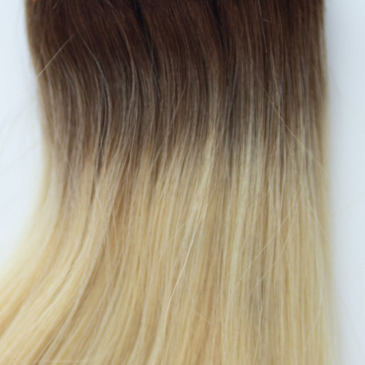 Tape-In 22" 50g Professional Blend - #T3/60 Cocoa Rooted Blonde (aka Rooted Walnut Brown/Ash Blonde)