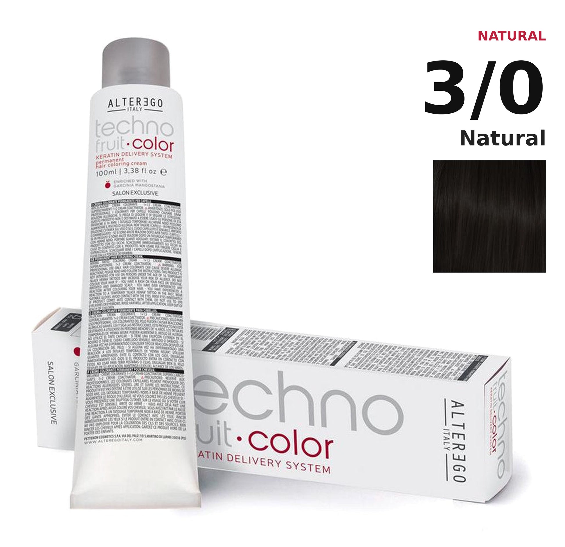 Alter Ego Italy Technofruit Color 3/0 Natural hair color