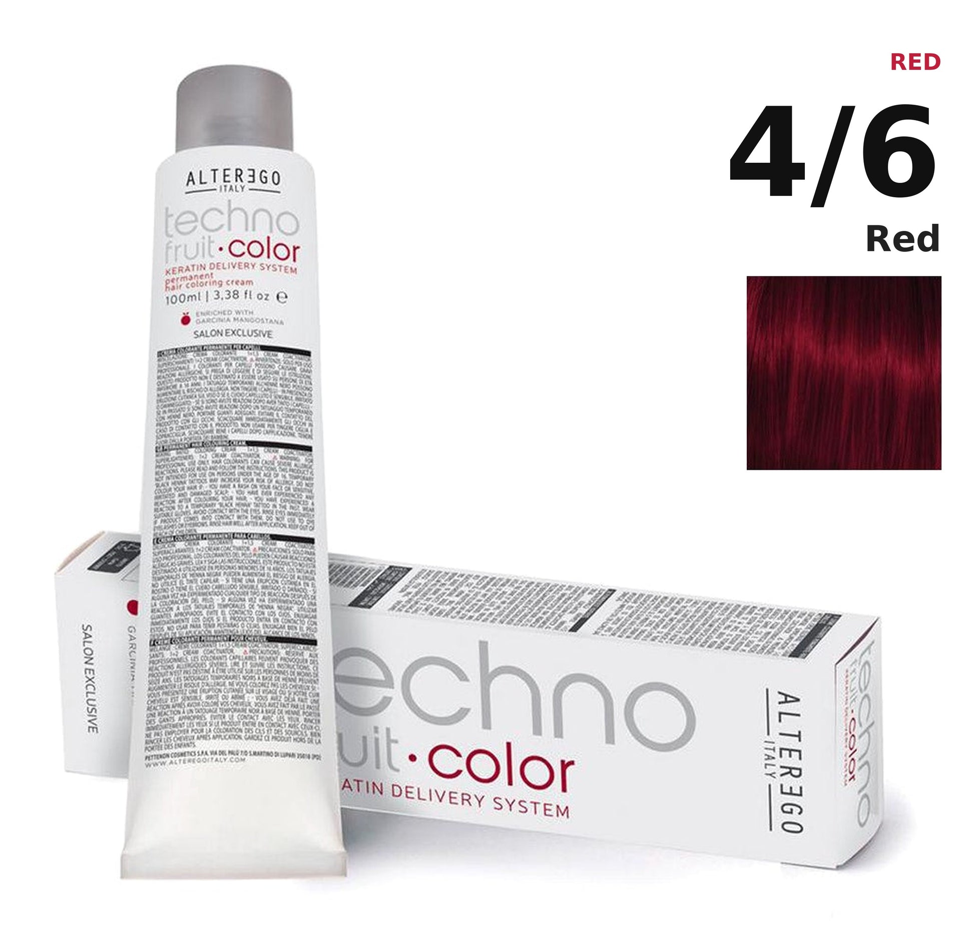 Alter Ego Italy Technofruit Color 4/6 Red hair color