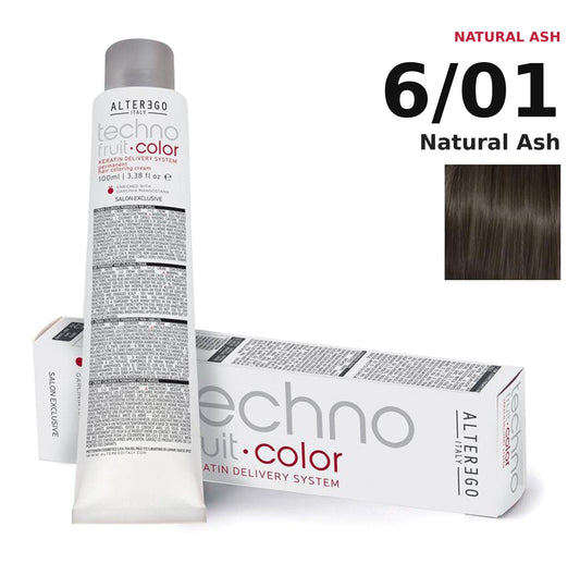 Alter Ego Italy Technofruit Color 6/01 Natural Ash hair color
