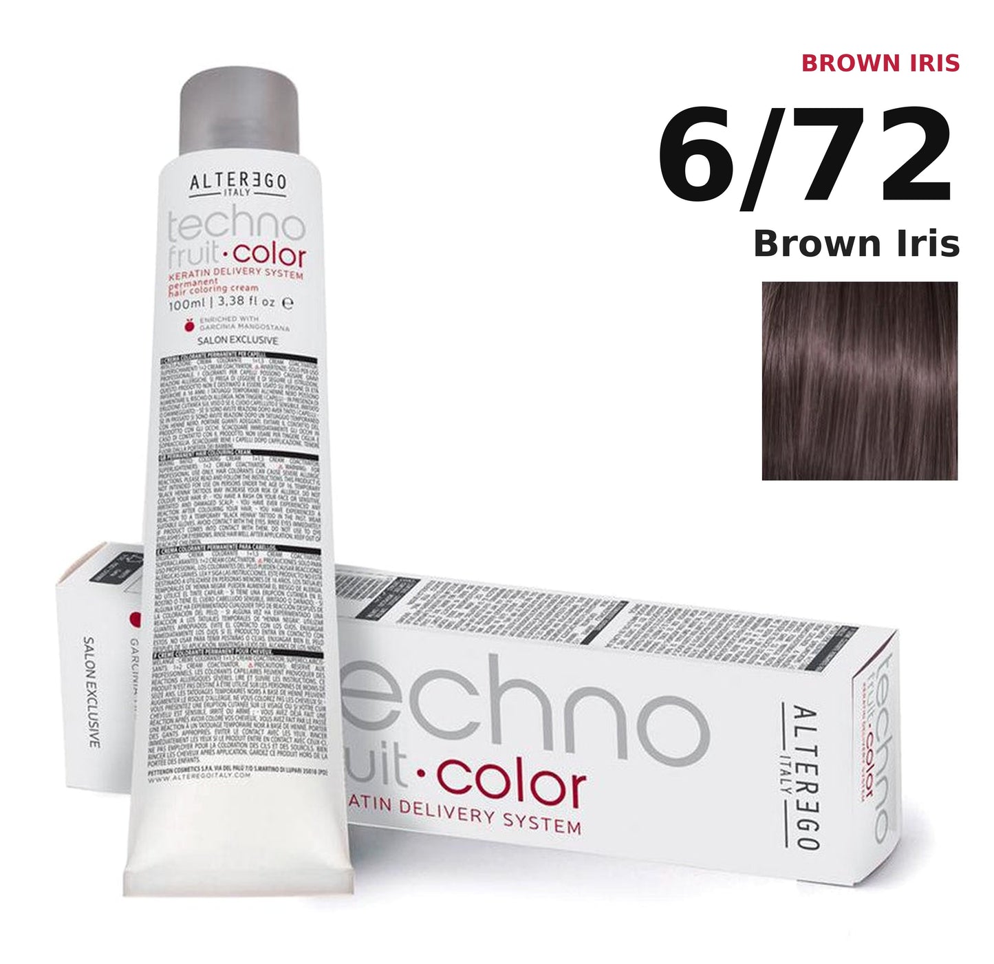 Alter Ego Italy Technofruit Color 6/72 Brown Iris hair color