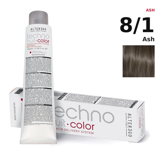 Alter Ego Italy Technofruit Color 8/1 Ash hair color
