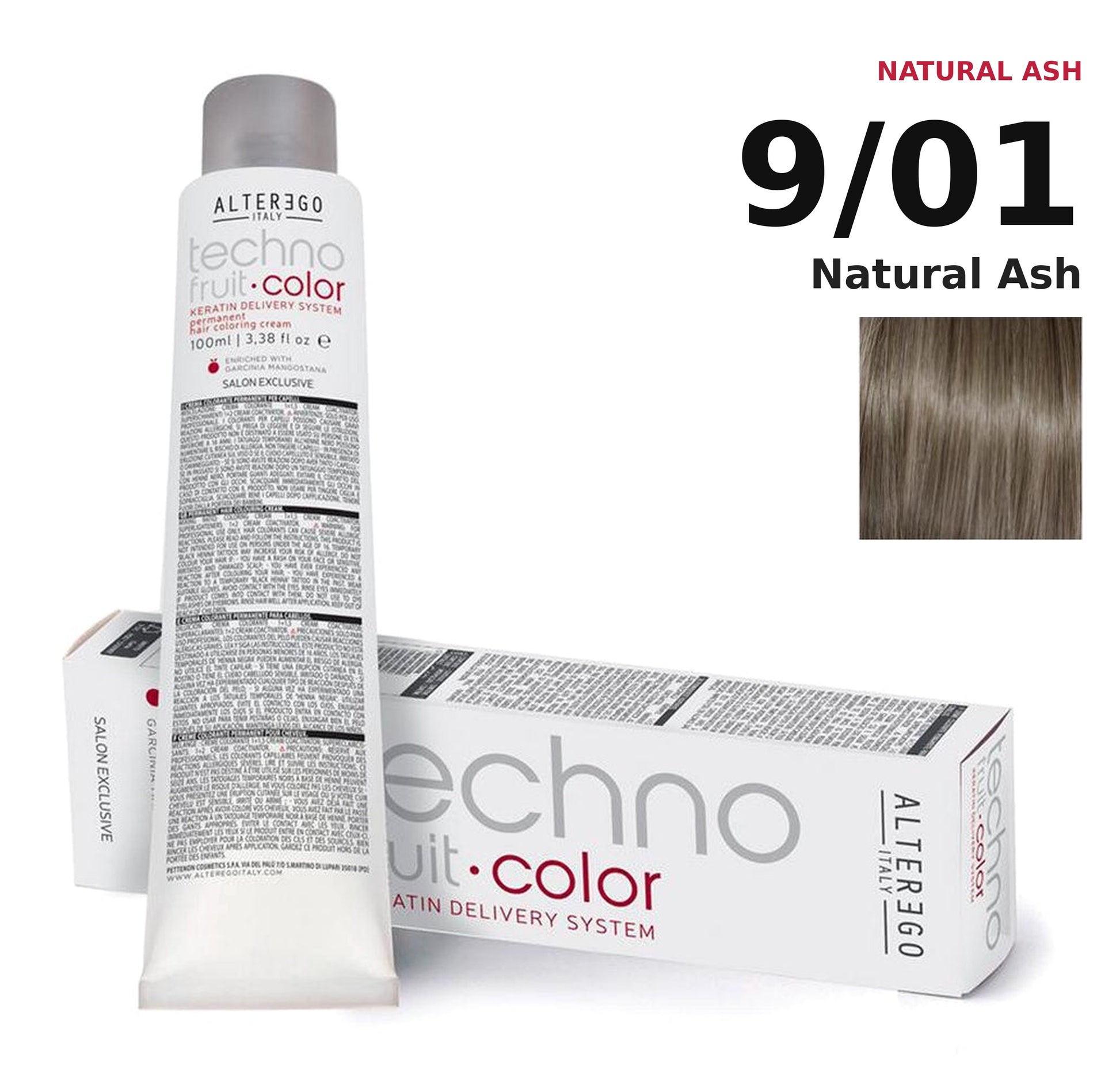 Alter Ego Italy Technofruit Color 9/01 Natural Ash hair color
