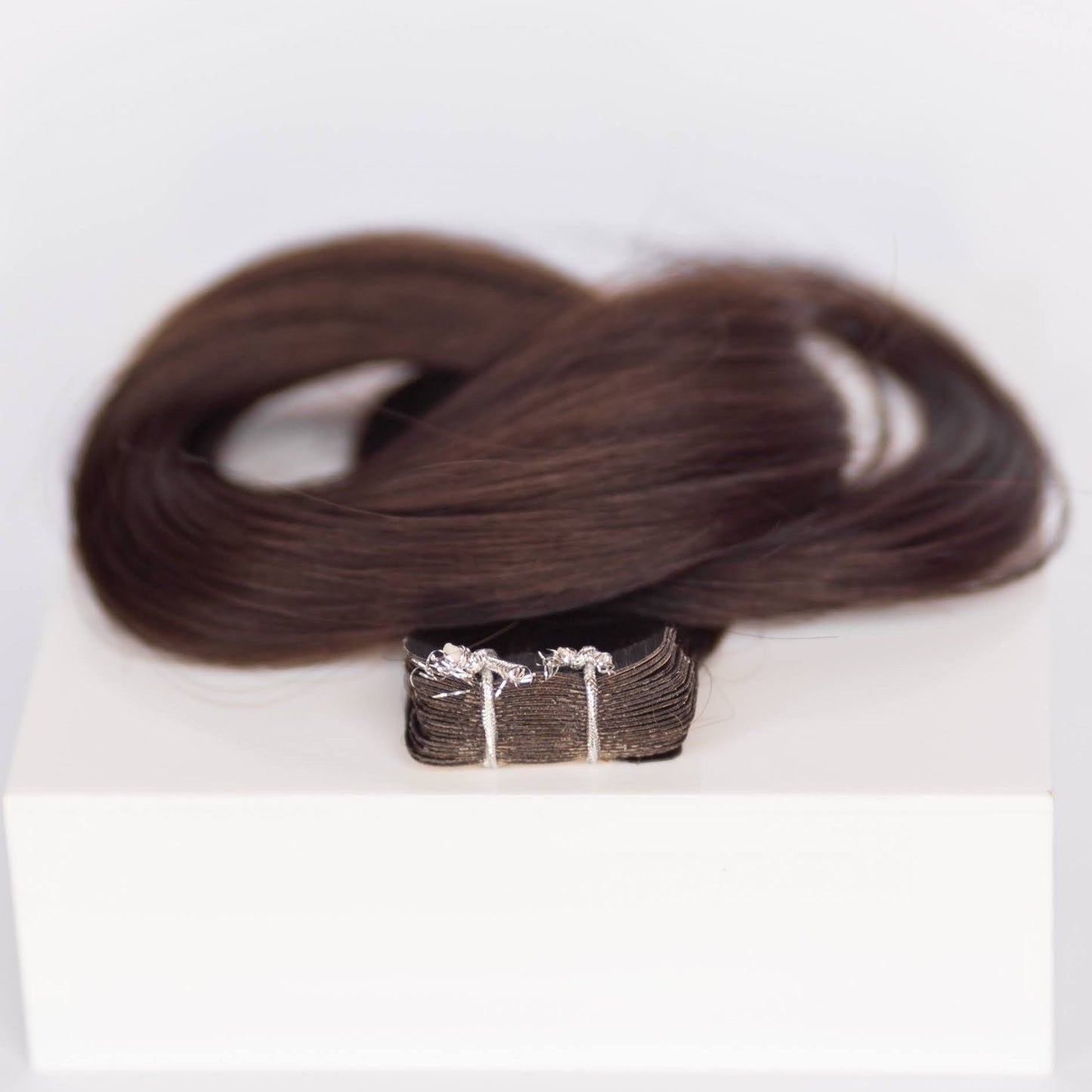 Tape-In 22" 50g Professional Hair Extensions - #1C Espresso Brown (aka Mocha Brown)