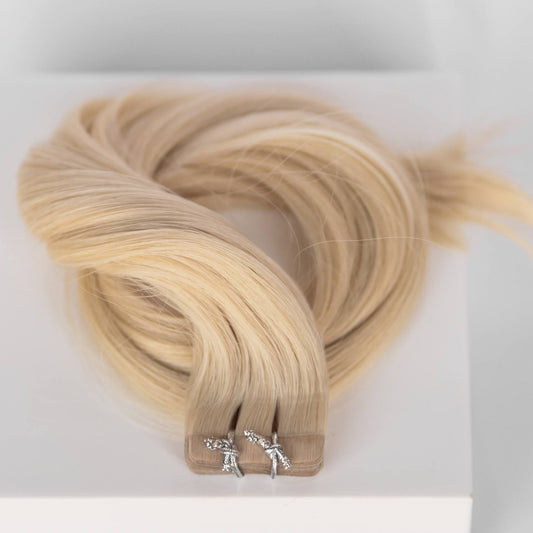 Tape-In 22" 50g Single Donor Virgin - #60 Classic Blonde (aka Ash Blonde)