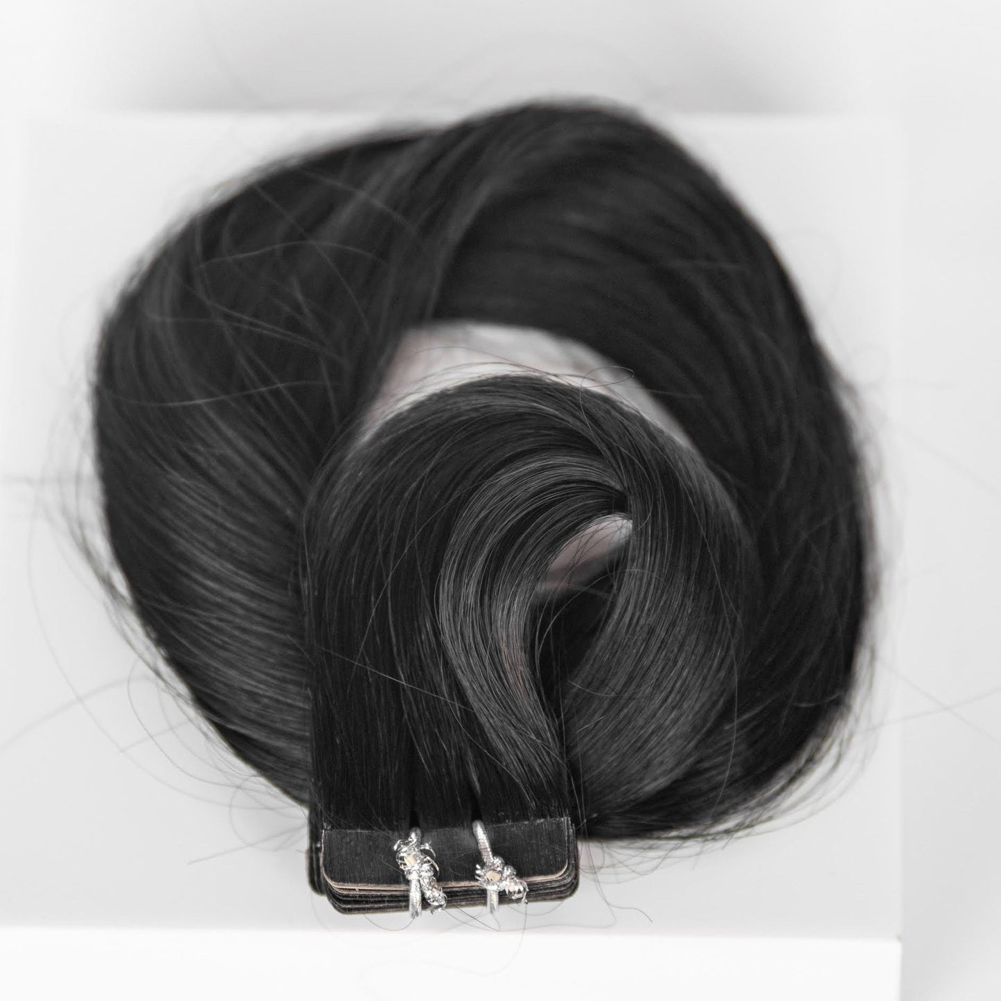 Tape-In 24" 55g Single Donor Virgin - #1B Midnight (aka Off Black)