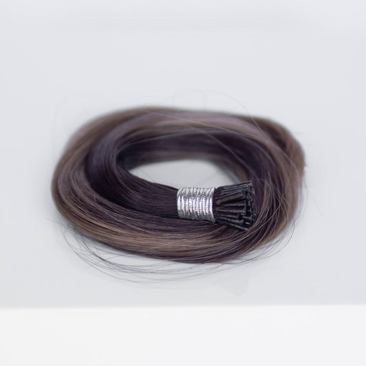 I-Tip 22" 25g Single Donor Virgin - #8 Whisky Brown (aka Ash Brown)