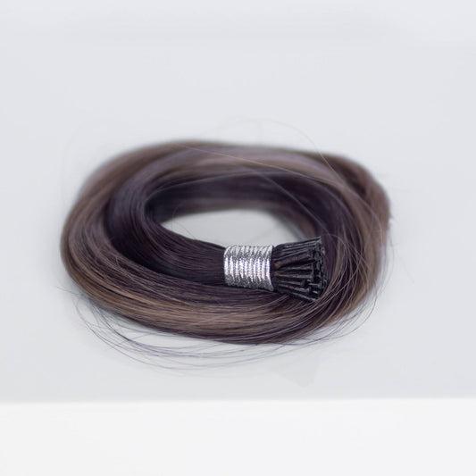 I-Tip 16" 25g Professional Hair Extensions - #8 Whiskey Brown (aka Ash Brown)