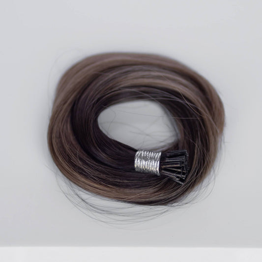 I-Tip 22" 25g Single Donor Virgin - #8 Whisky Brown (aka Ash Brown)