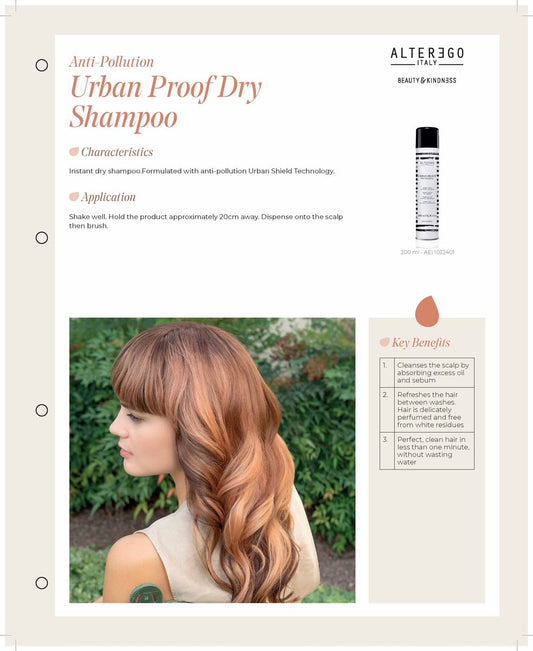 Alter Ego Italy Urban Proof — Urban Proof Instant Dry Shampoo / 200 ML / 6.76 oz