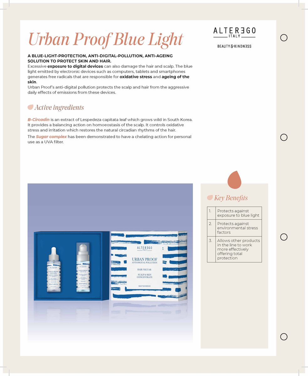 Alter Ego Italy Urban Proof — Urban Proof De-Lite Oil / 115 ML / 3.88 oz