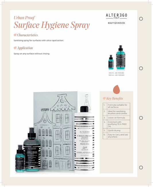 Alter Ego Italy Urban Proof — Hygiene Hand Gel / 1000 ML / 33.81 oz