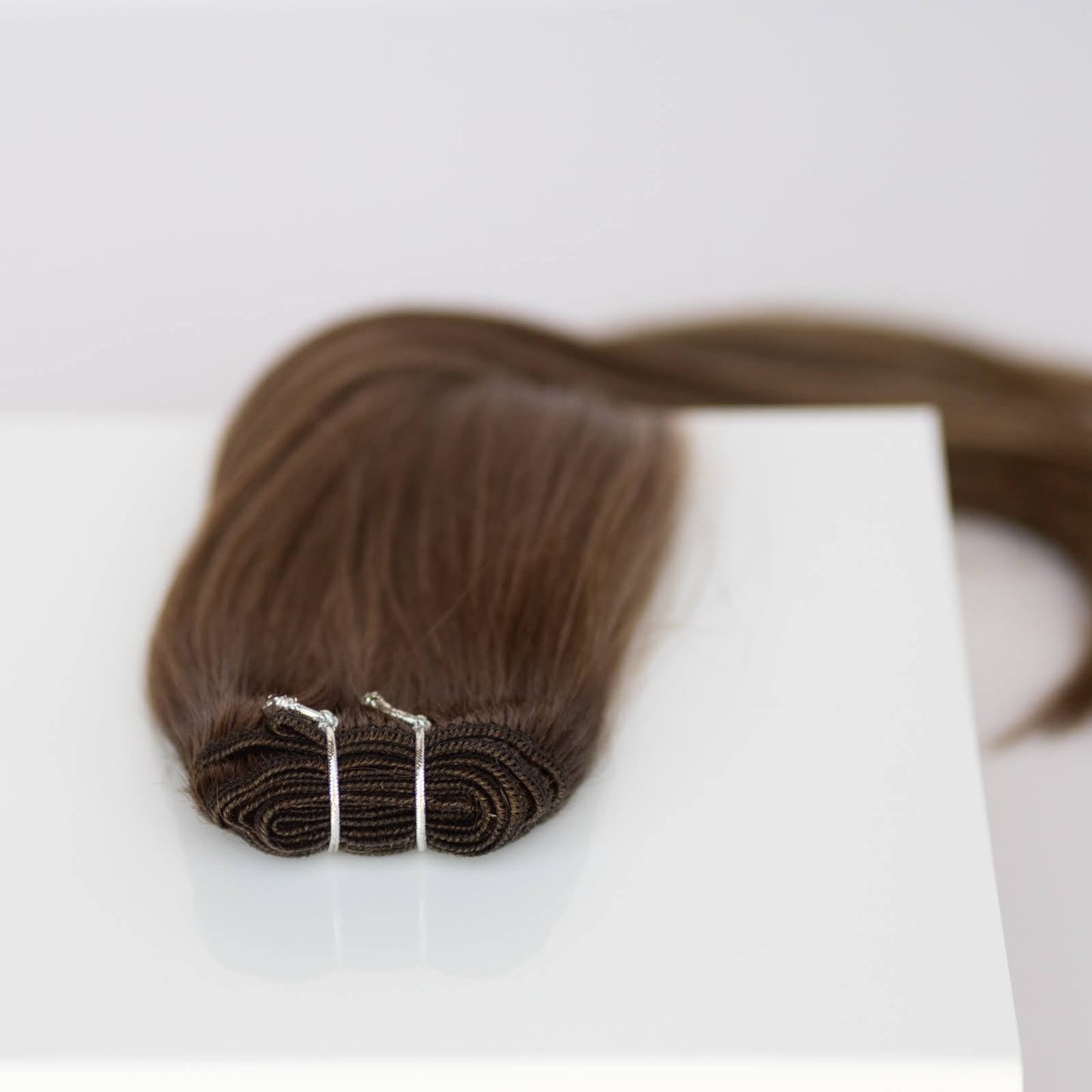 Machine-Tied Weft 28" 180g Pro Blend Hair Extensions - #512 Lone Star Brunette by Garyn Santos