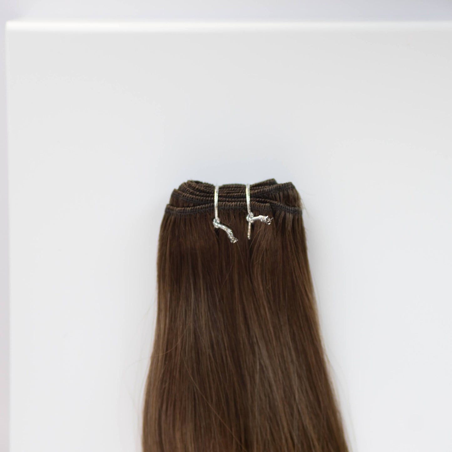 Machine-Tied Weft 28" 180g Pro Blend Hair Extensions - #512 Lone Star Brunette by Garyn Santos