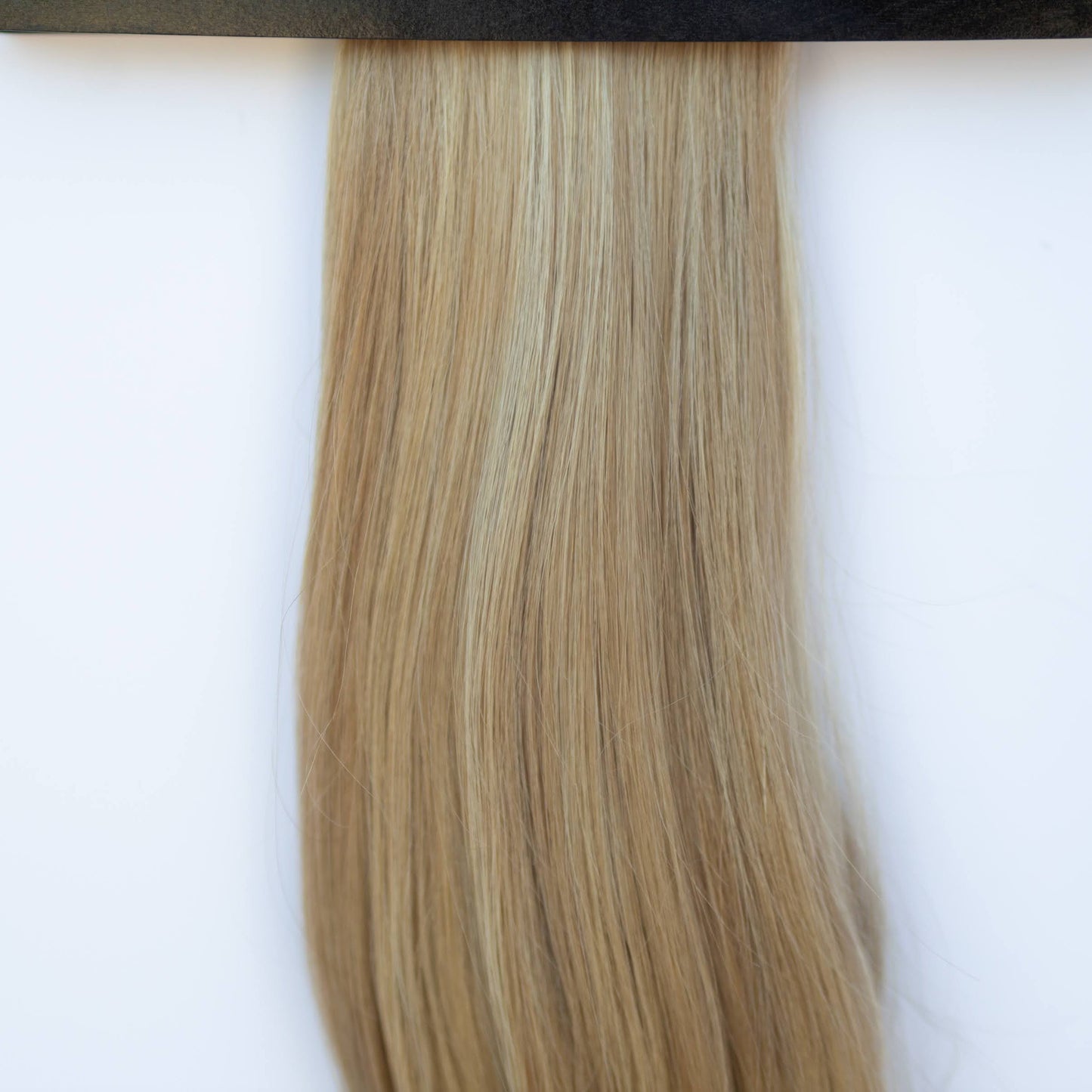 Machine-Tied Weft 16" 120g Pro Blend Hair Extensions - #6/18 Sea Salt & Caramel (aka Highlight Hot Toffee Blonde)