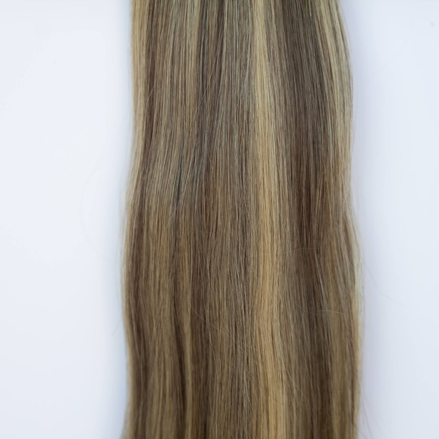 Machine-Tied Weft 24" 170g Professional Hair Extensions - #4/27 Chocolate Brulé (aka Highlight Chocolate Brown)