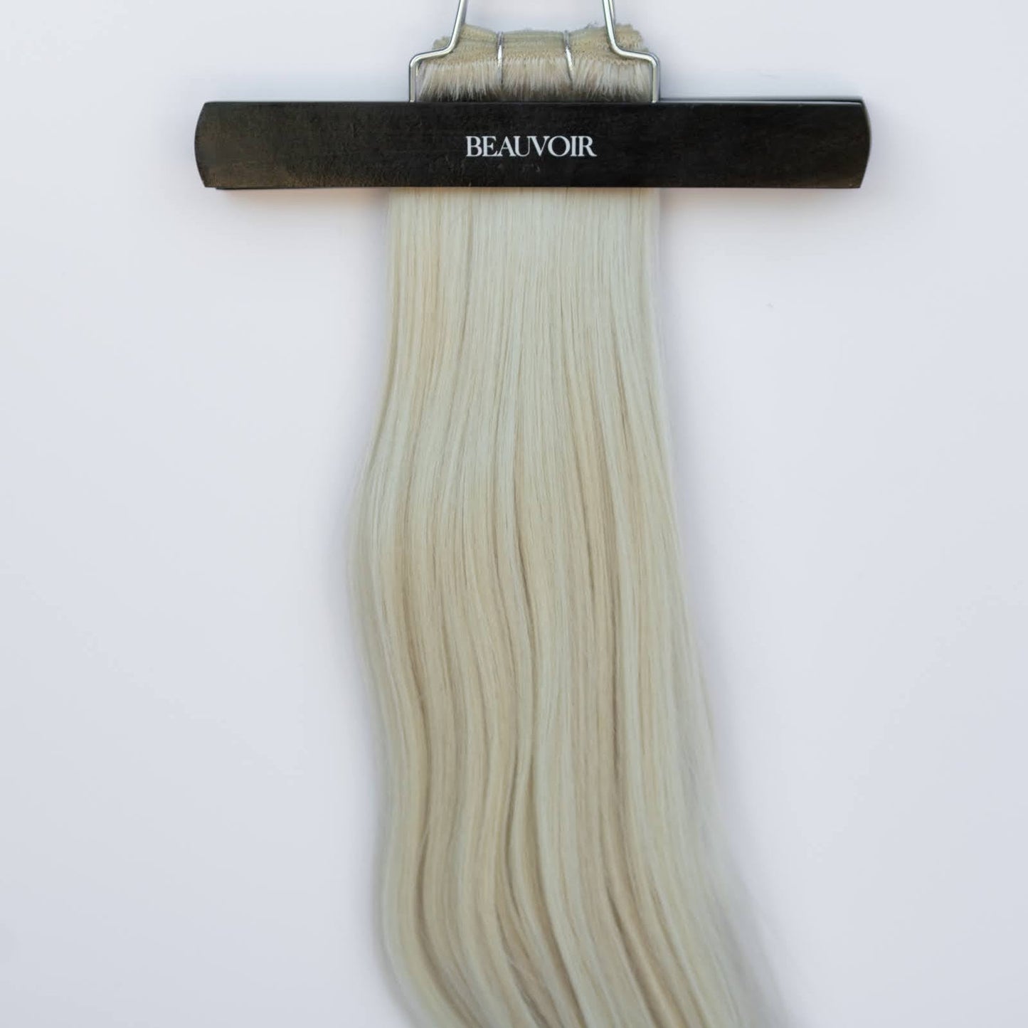 Machine-Tied Weft 22" 160g Pro Blend Hair Extensions - #80 Hollywood Blonde (aka White Blonde)