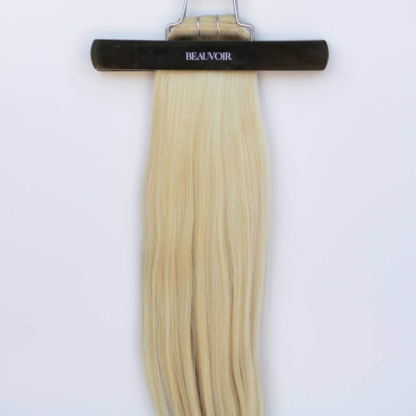 Machine-Tied Weft 22" 160g Pro Blend Hair Extensions - #60 Classic Blonde (aka Ash Blonde)