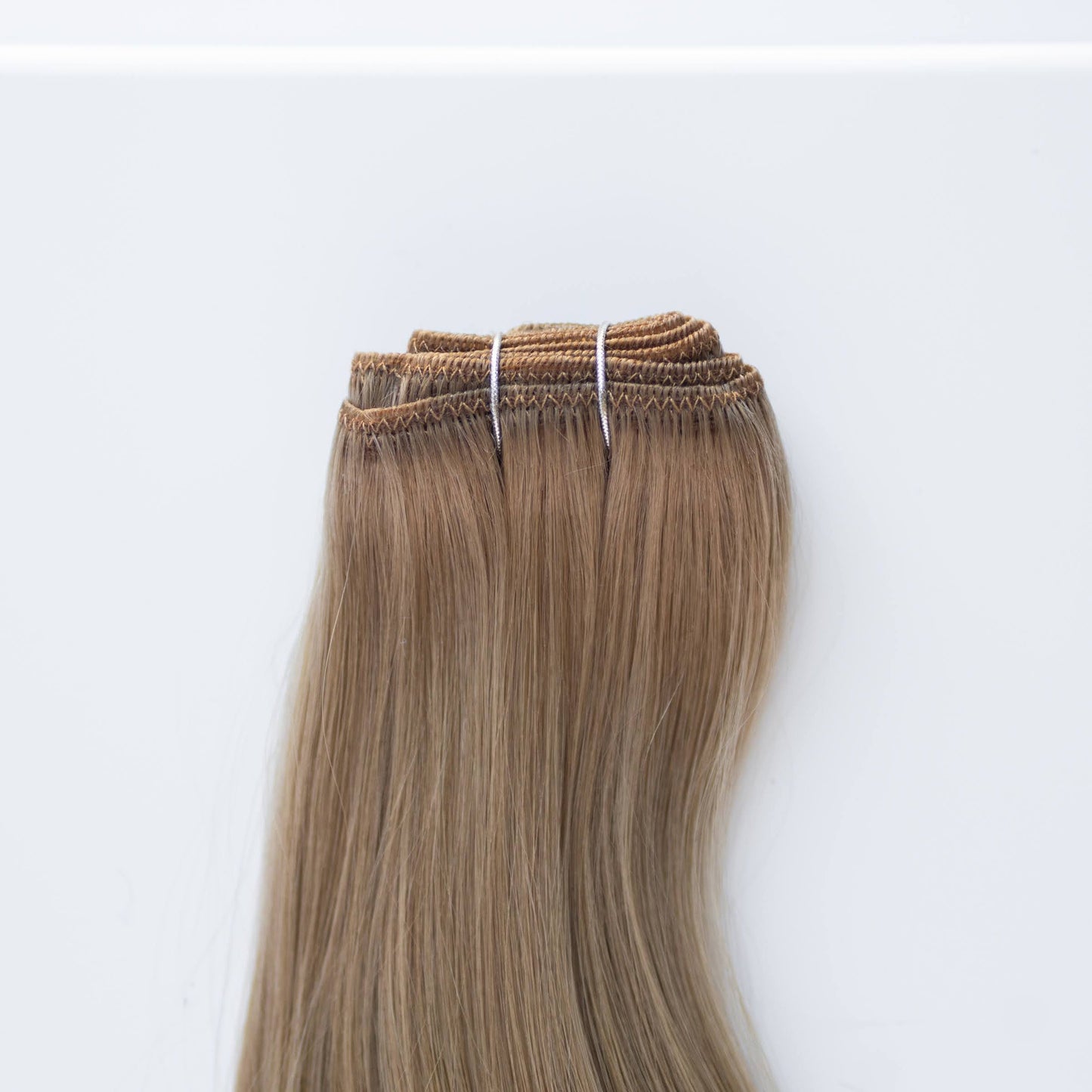 Machine-Tied Weft 22" 160g Pro Blend Hair Extensions - #18 Dirty Blonde