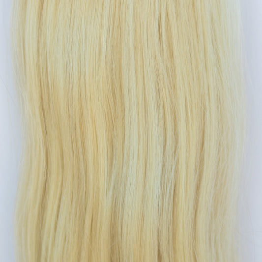 Machine-Tied Weft 18" 130g Pro Blend - #22 Southern Belle Blonde (aka Light Ash Blonde)