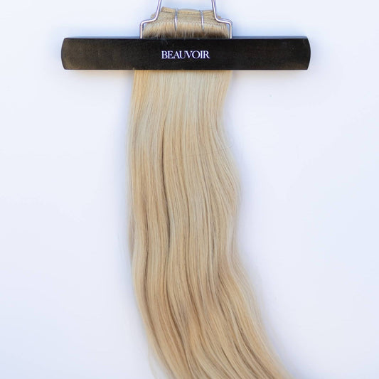 Machine-Tied Weft 24" 170g Pro Blend Hair Extensions - #16 Paris Blonde (aka Vanilla Blonde)